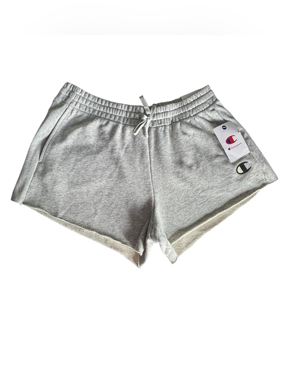 Champion Women's French Terry 3" Inseam Shorts - Light Heather Gray L